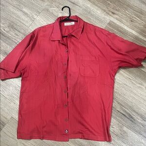 Tommy Bahama Red Casual Button Down Shirt